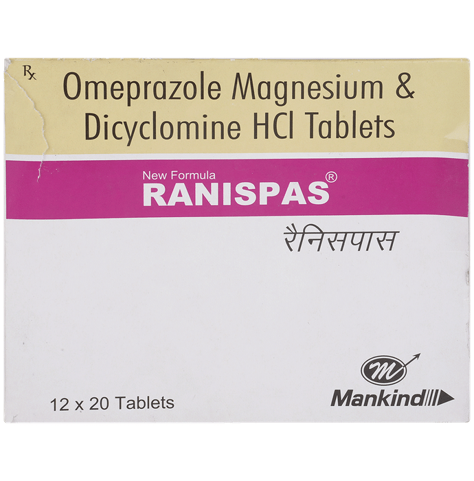 Ranispas NF 10mg/10mg Tablet 20s