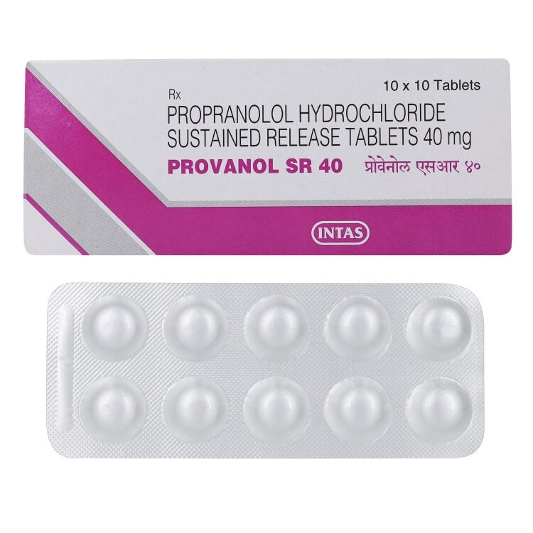 Provanol 40mg Tablet SR 10s