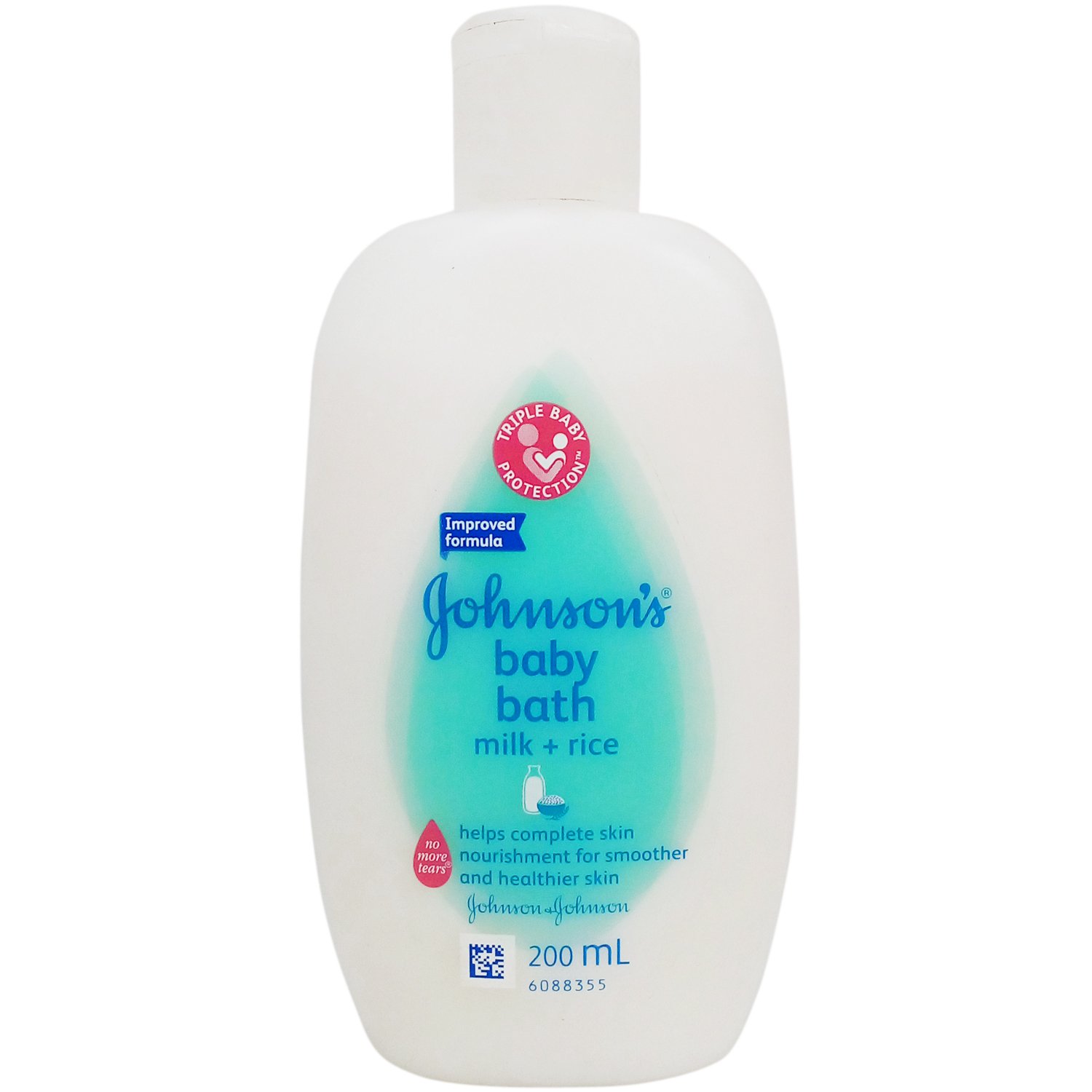 Johnsons Baby Bath Milk + Rice 200ml