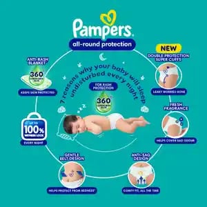 Pampers Diaper Pants Large