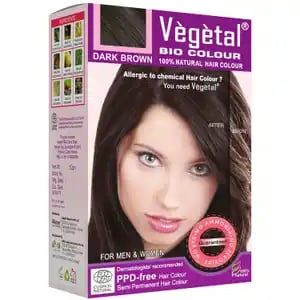 Vegetal Bio Colour Dark Brown Sachet 150gm