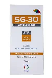 SG 30 Sunblock Gel 50gm
