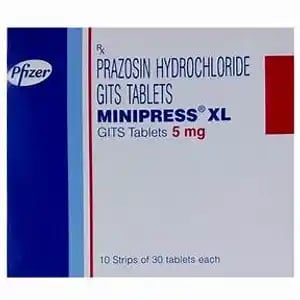 Minipress XL 5mg Tablet 30s