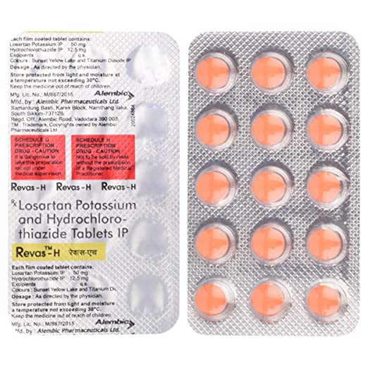 Revas H 12.5mg/50mg Tablet 10s