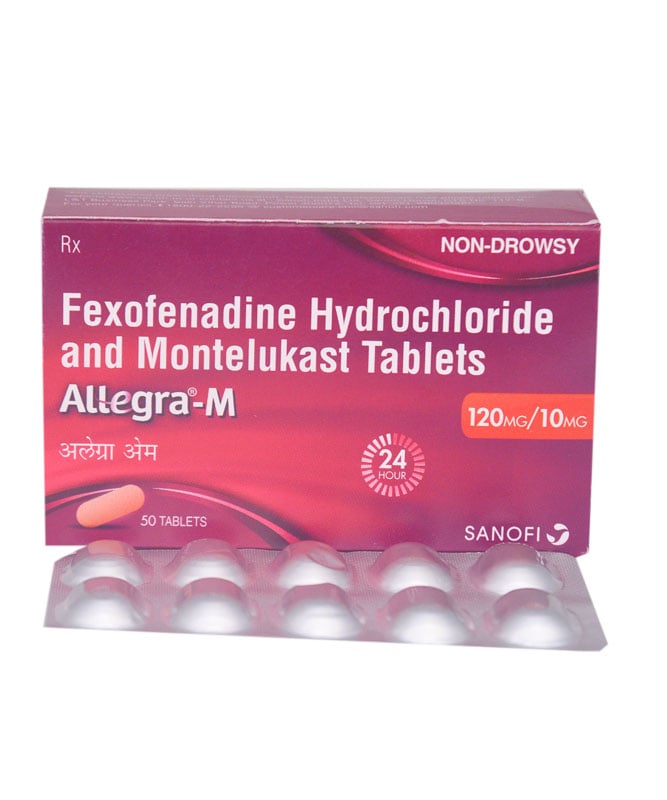 Allegra M 120mg/10mg Tablet 10s