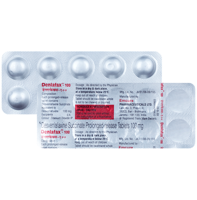 Denlafax 100 Tablet PR 10s
