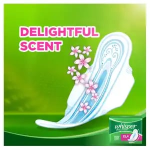 Whisper Ultra Green Sanitary Pads XL+ 30s