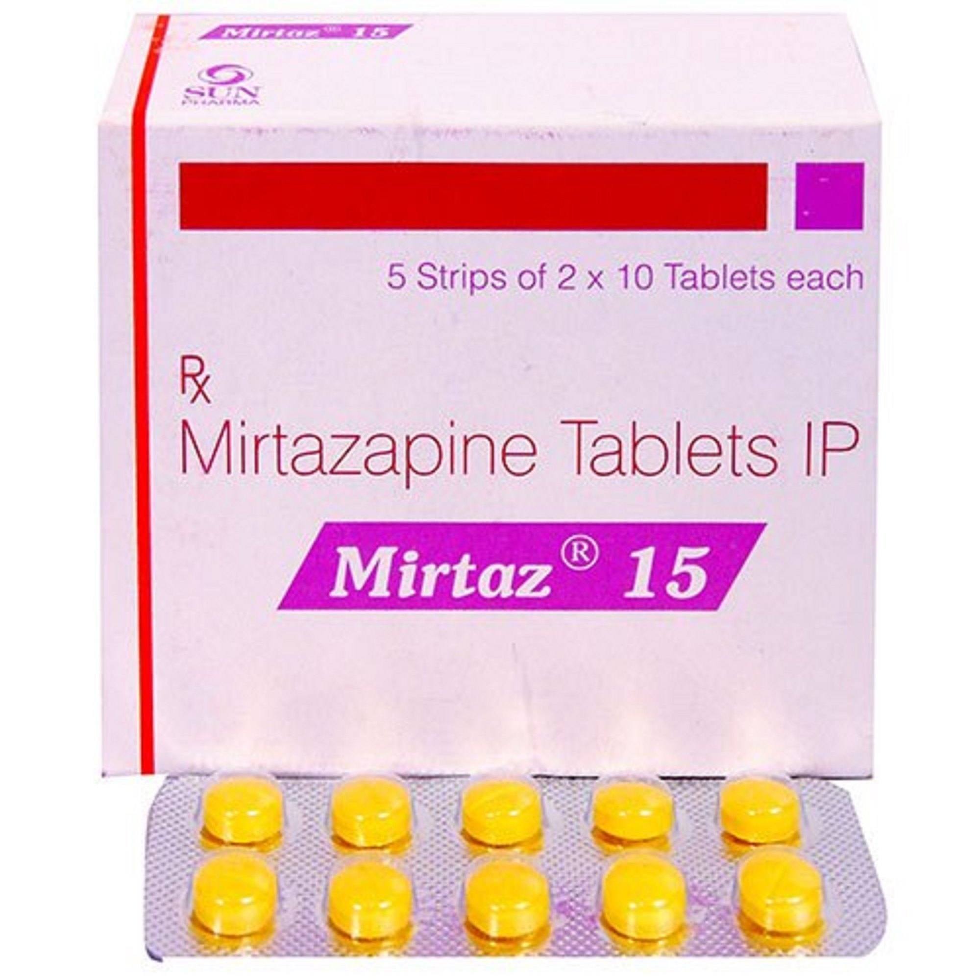 Mirtaz 15mg Tablet MD 10s