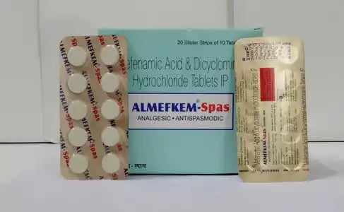 Almefkem Spas 10mg/250mg Tablet 10s