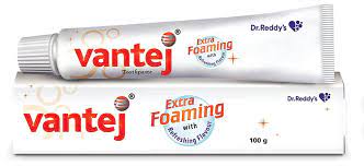 Vantej Extra Foaming Toothpaste 100gm - For Sensitivity Relief