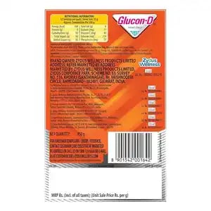 Glucon D Orange  Powder 450gm