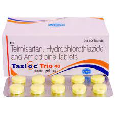 Tazloc Trio 40mg/5mg/12.5mg Tablet 10s