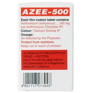 Azee 500mg Tablet 3s