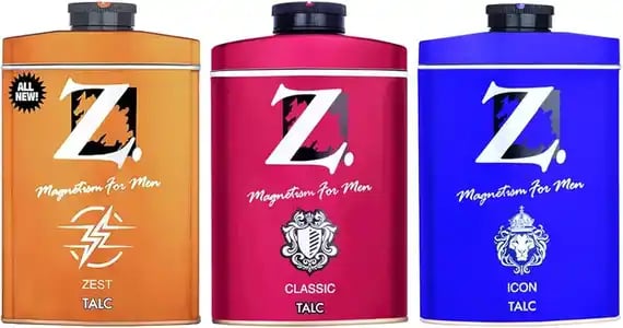 Z Magnetism Talc For Men 100gm