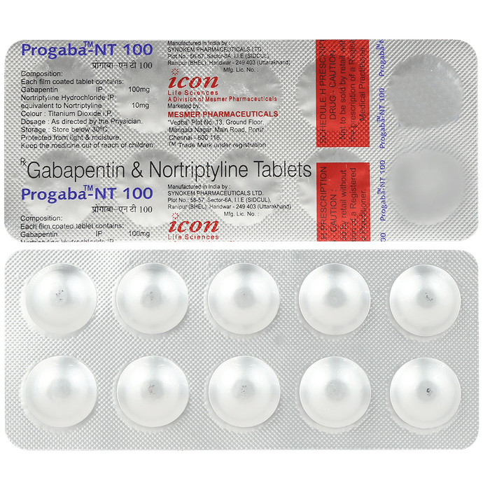 Progaba NT 100mg/10mg Tablet 10s