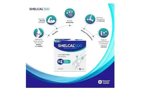 Shelcal 500 Tablet 15s