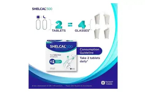 Shelcal 500 Tablet 15s