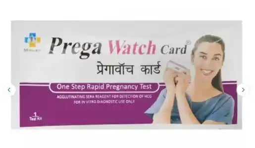 Prega Watch Pregnancy Test Card 1s