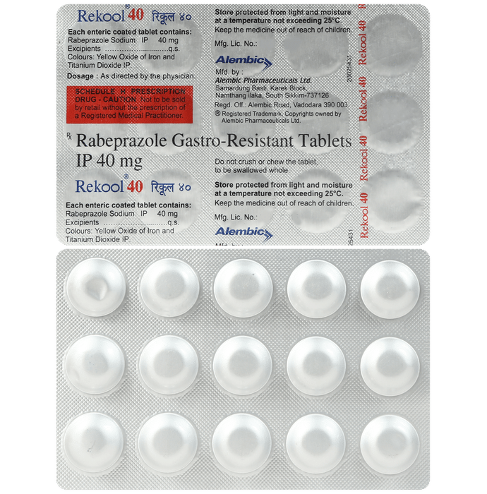 Rekool 40mg Tablet 10s
