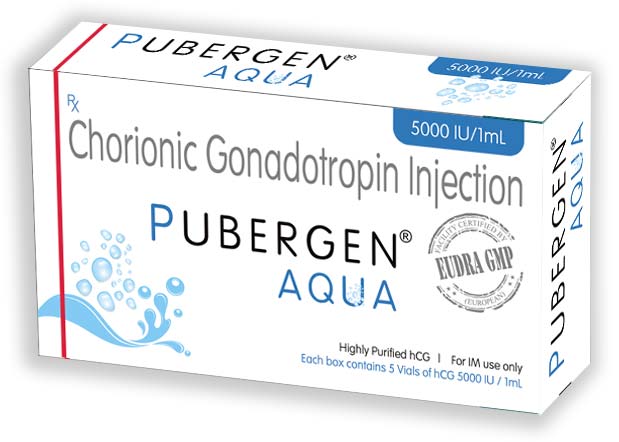 Pubergen Aqua  5000IU Injection 1ml