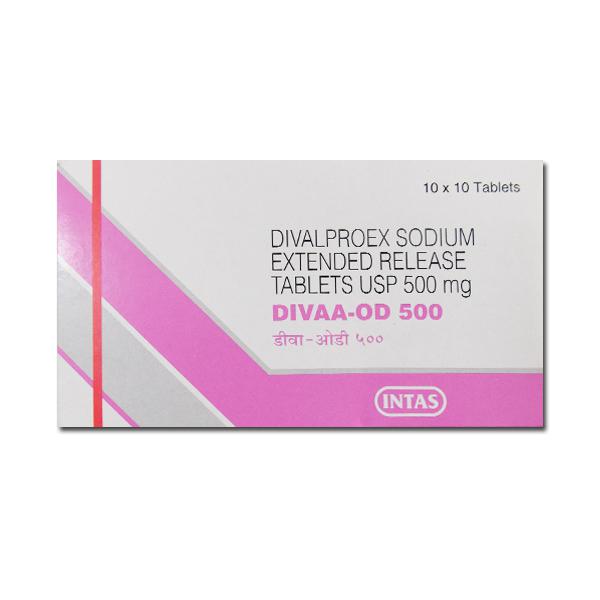 Divaa OD 500mg Tablet ER 10s