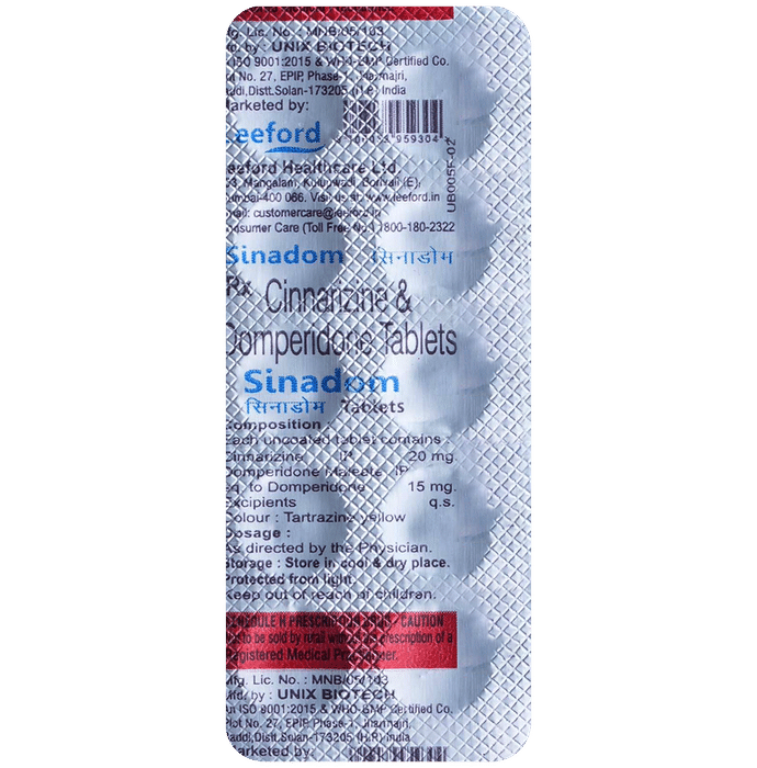 Sinadom Tablet
