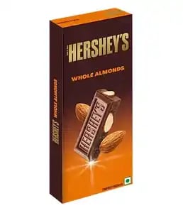 Hersheys Whole Almonds Chocolate Bar 100gm