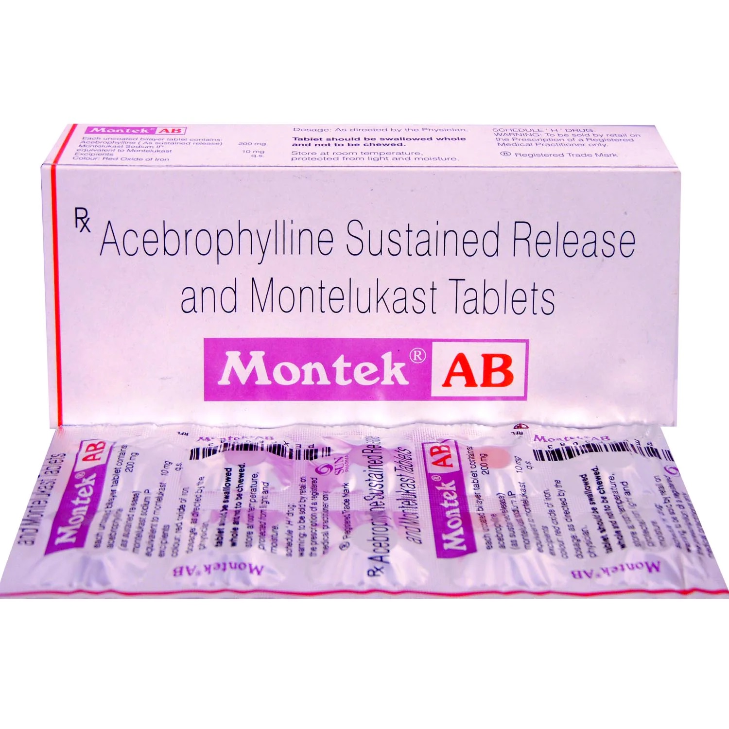 Montek AB 10mg/200mg Tablet SR 10s