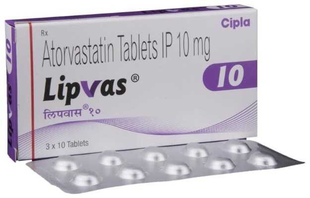 Lipvas 10mg Tablet 10s