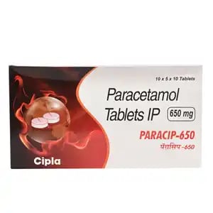 Paracip 650mg Tablet 10s