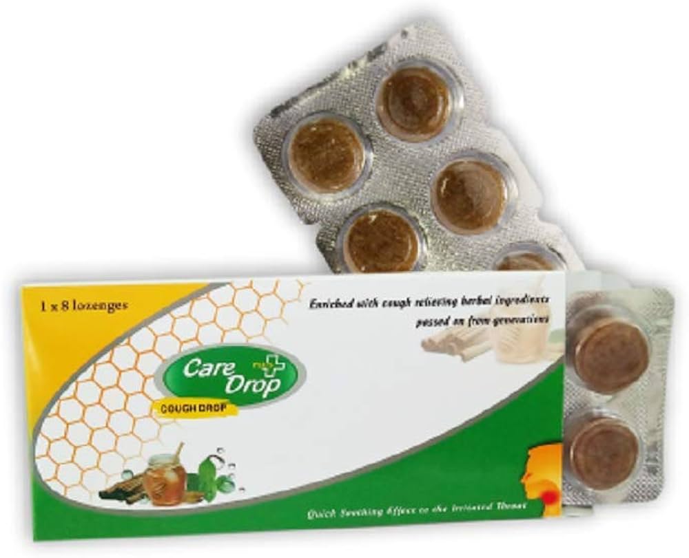 Care Drop Throat Lozenges 8s