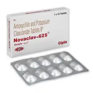 Novaclav 625mg Tabet 10s