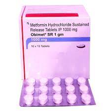 Obimet  1gm Tablet SR 15s