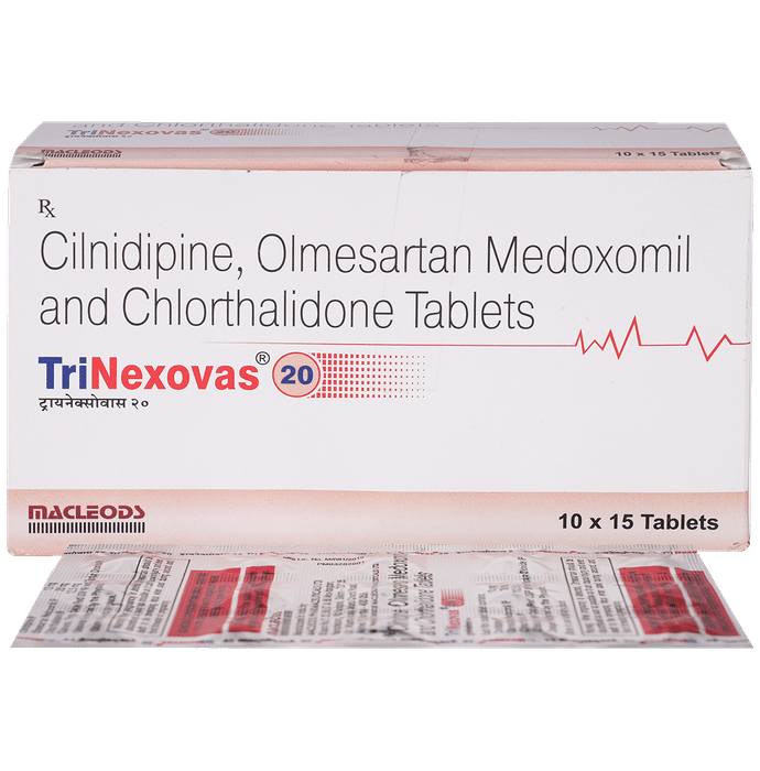 Trinexovas 20mg/10mg/12.5mg Tablet 10s