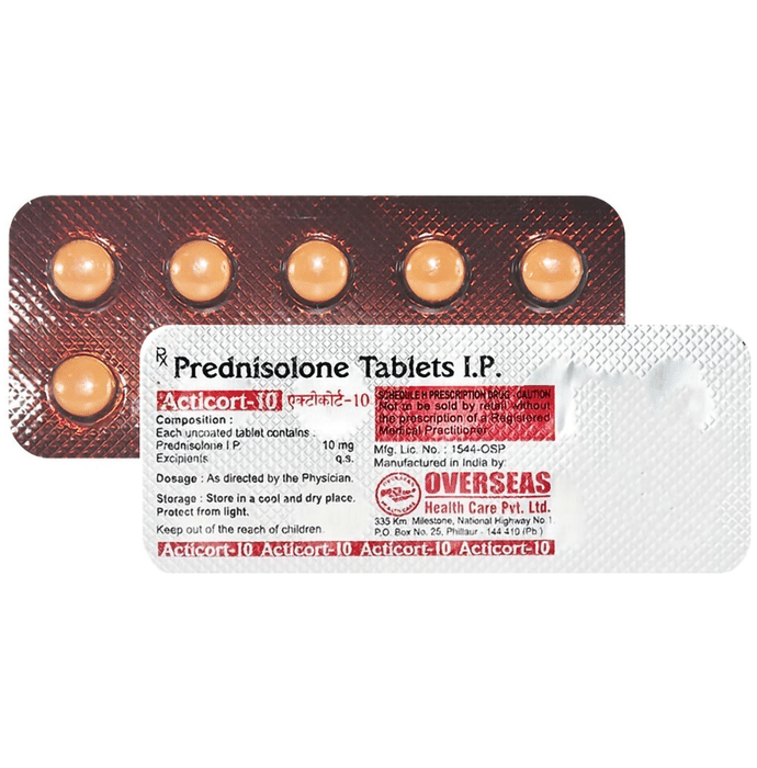 Acticort 10mg Tablet