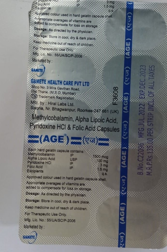 Age capsule 10s