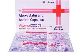 Atorva Asp 10mg/75mg Capsule 10s