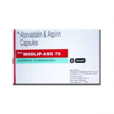 Modlip-ASG 75mg Capsule 10s