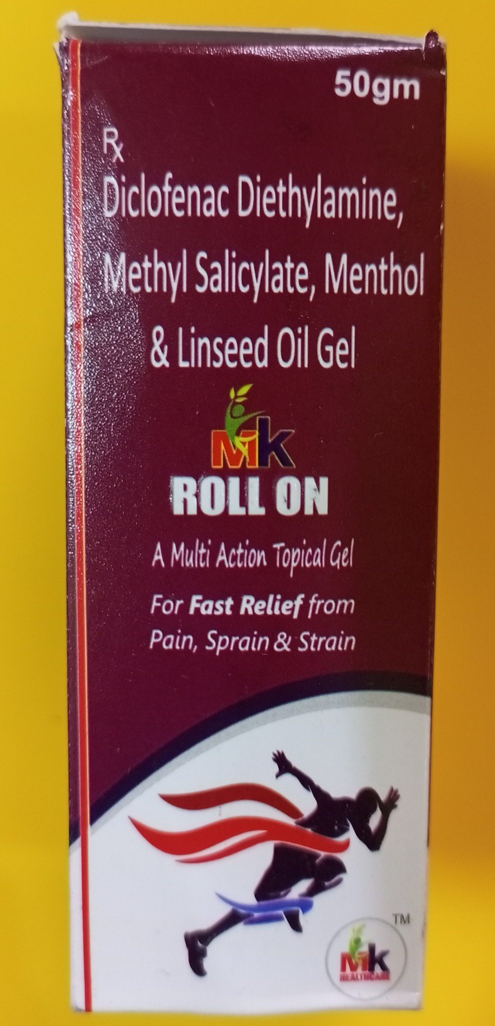 MK Roll On Gel 50gm
