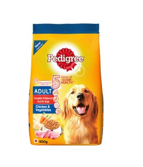 Pedigree Adult Dry Dog Food Chicken & Vegetables 400gm