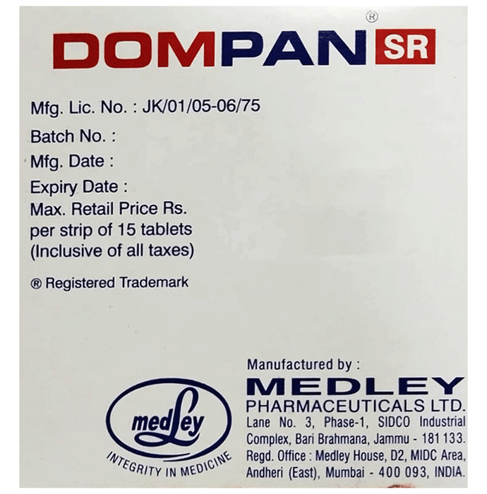 Dompan SR Tablet 10s