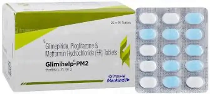 Glimihelp PM 2mg/500mg/15mg Tablet 15s