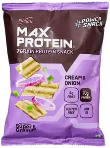 Max Protein 7 Grain Protein Snack Cream & Oinion 60gm