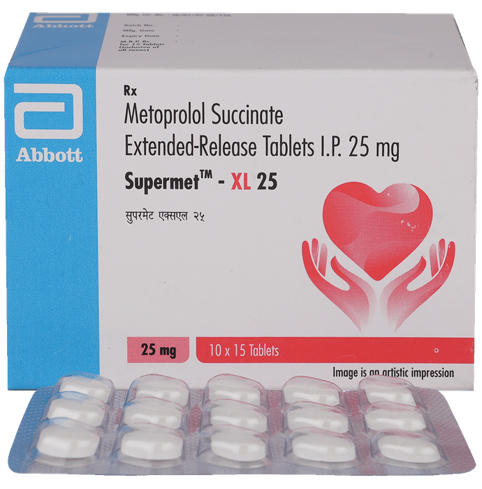 Supermet 25mg Tablet XL 10s