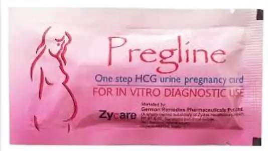 Pregline Pregnancy Card 1s