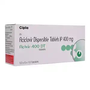 Acivir 400mg Tablet DT 10s