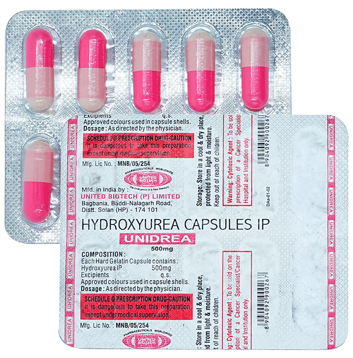 Unidrea 500mg Capsule 10s