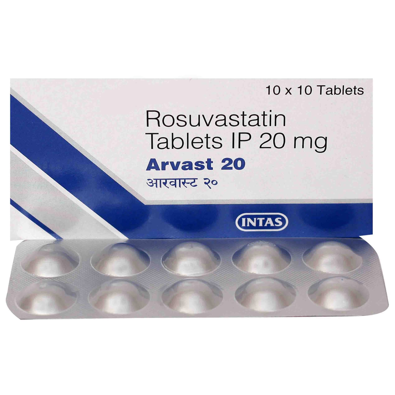 Arvast 20mg Tablet 10s