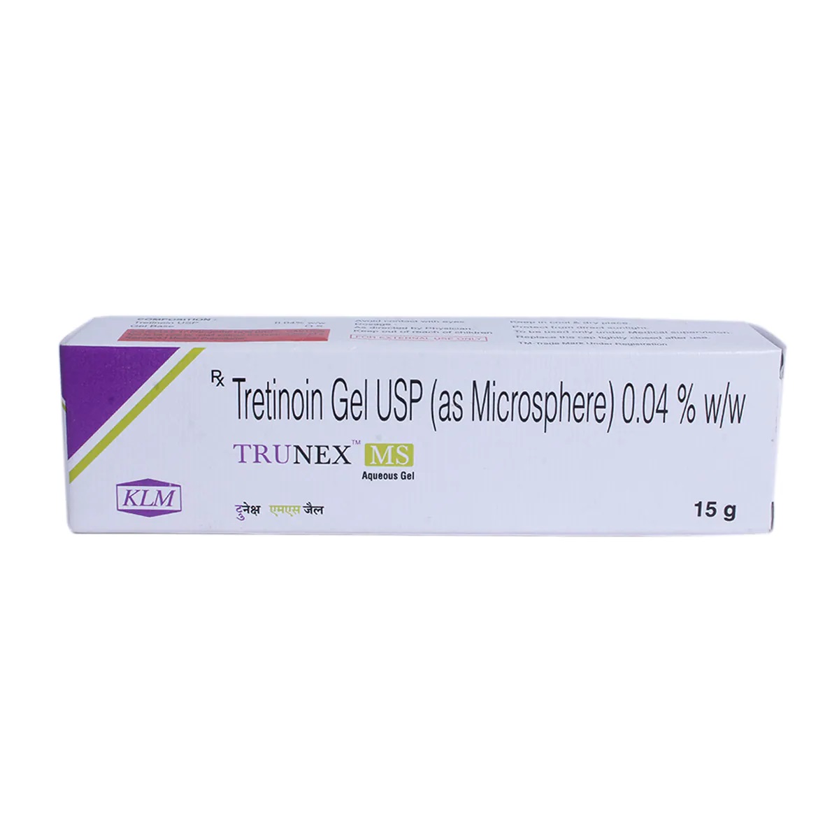 Trunex MS 0.04% Aqueous Gel 15gm