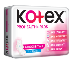 Kotex Prohealth Plus Pad XL+ 26s